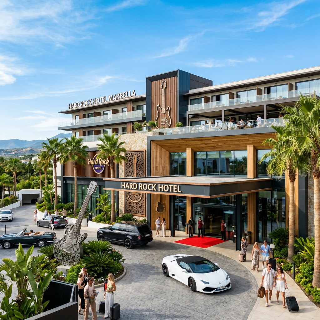 Taxi to Hard Rock Hotel Marbella